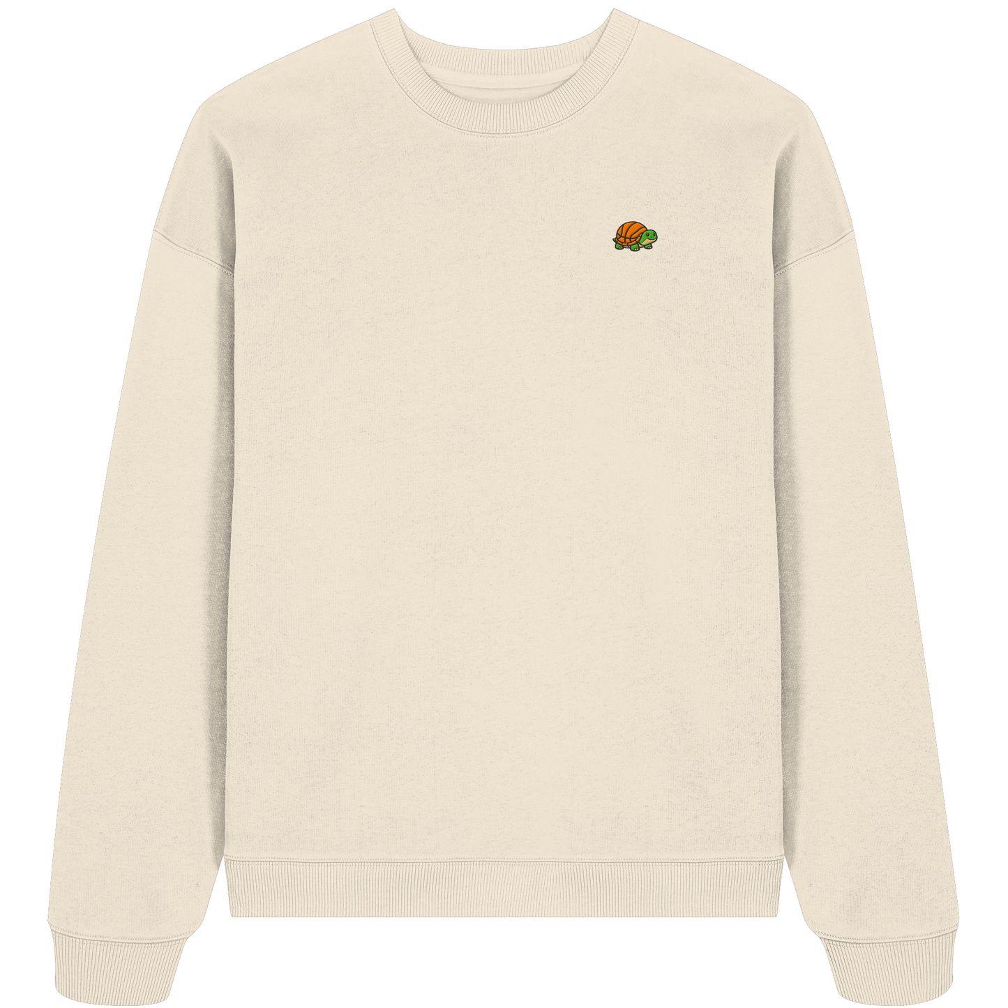 Mr. Turtle Backprint - Organic Oversize Sweatshirt