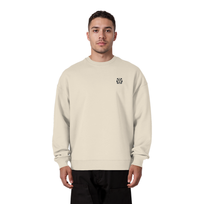 Basketball Panda Backprint - Organic Oversize Sweatshirt