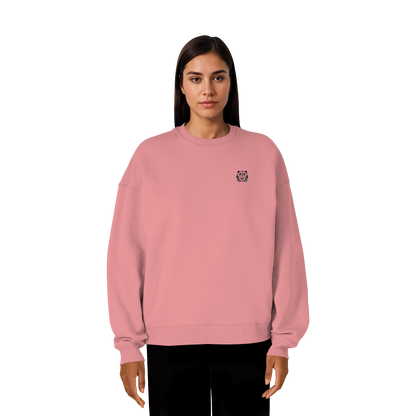 Basketball Panda Backprint - Organic Oversize Sweatshirt