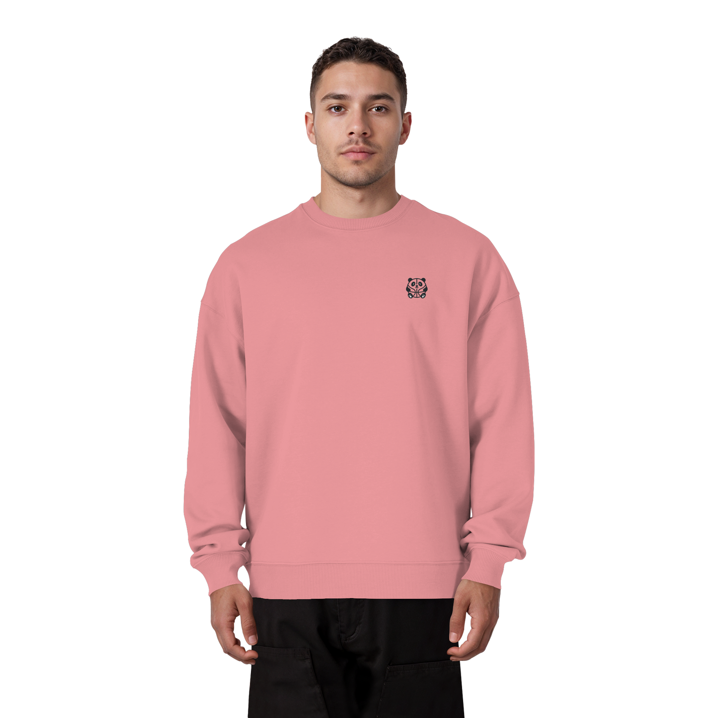 Basketball Panda - Organic Oversize Sweatshirt