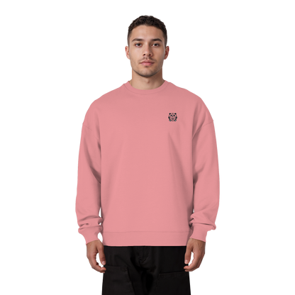 Basketball Panda Backprint - Organic Oversize Sweatshirt