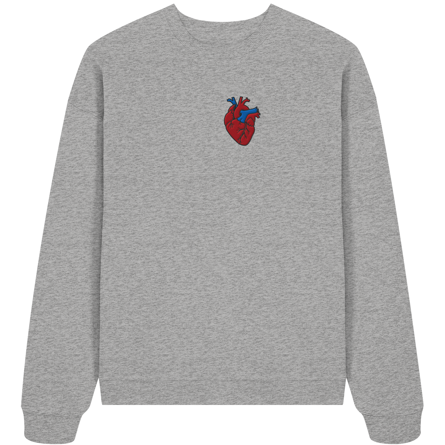 Anatomisch korrektes Herz - Organic Oversize Sweatshirt