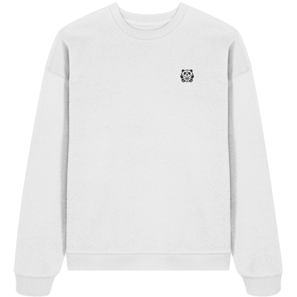 Basketball Panda Backprint - Organic Oversize Sweatshirt