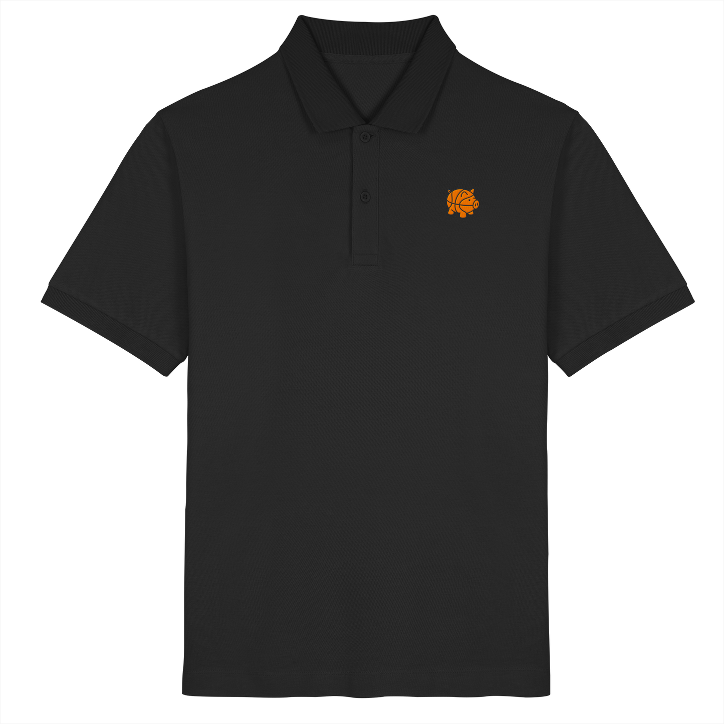 Basketball Piggy - Organic Poloshirt