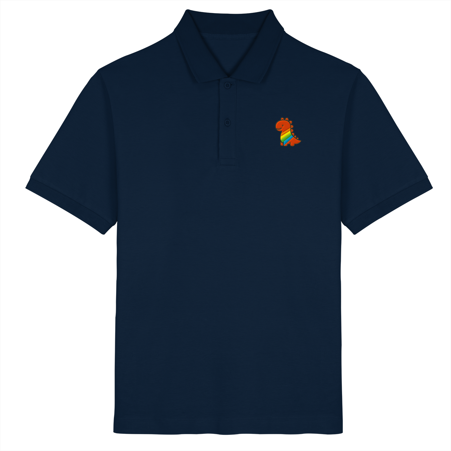 Rainbow Dino - Organic Poloshirt