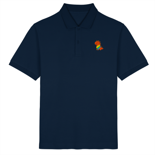 Rainbow Dino - Organic Poloshirt