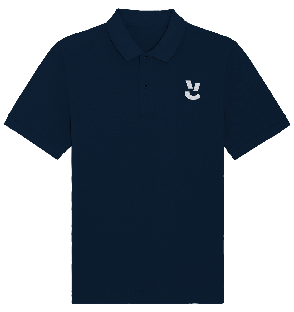 Codistry Logo Weiß - Organic Poloshirt