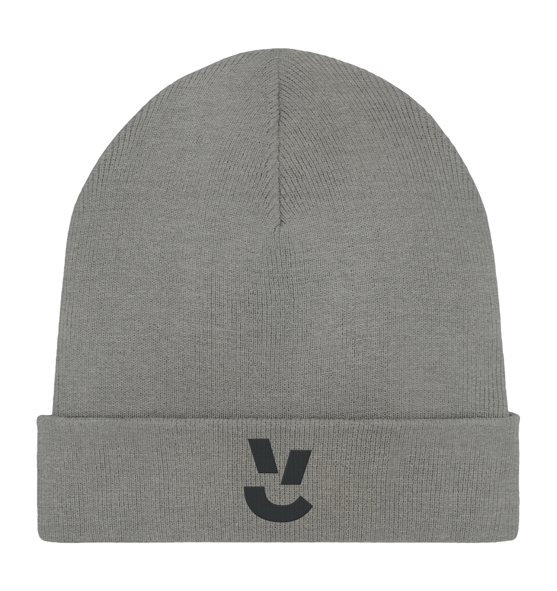 Codistry Logo Schwarz - Organic Rib Beanie