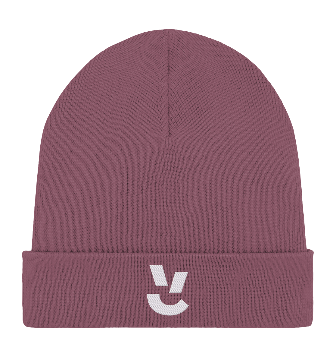 Codistry Logo Weiß - Organic Rib Beanie