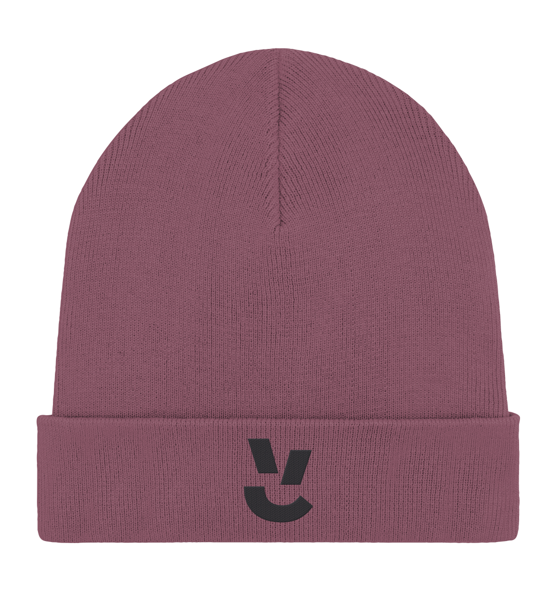 Codistry Logo Schwarz - Organic Rib Beanie