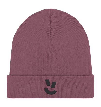 Codistry Logo Schwarz - Organic Rib Beanie