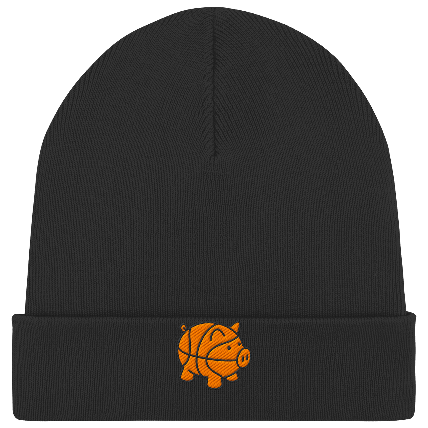 Basketball Piggy - Organic Rib Beanie