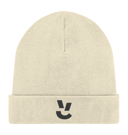 Codistry Logo Schwarz - Organic Rib Beanie