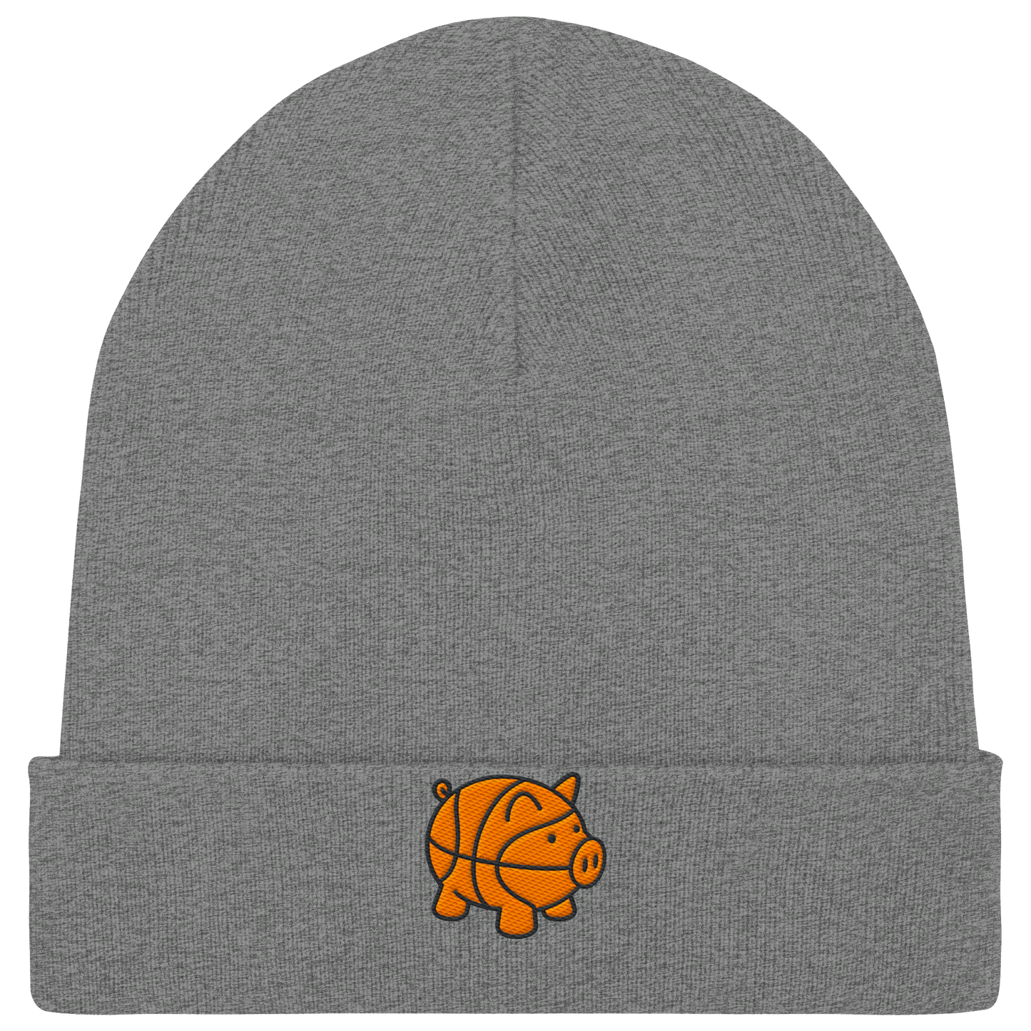 Basketball Piggy - Organic Rib Beanie