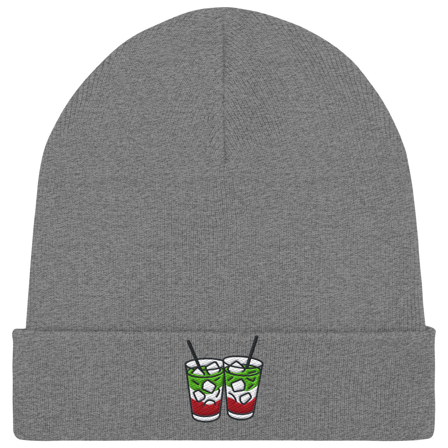 Strawberry Matcha Latte - Organic Rib Beanie