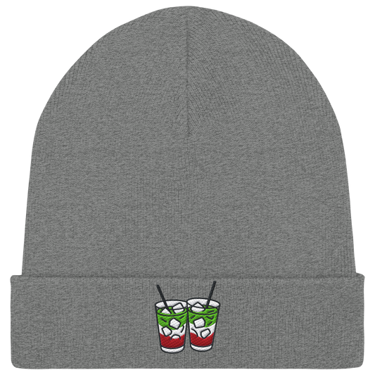 Strawberry Matcha Latte - Organic Rib Beanie