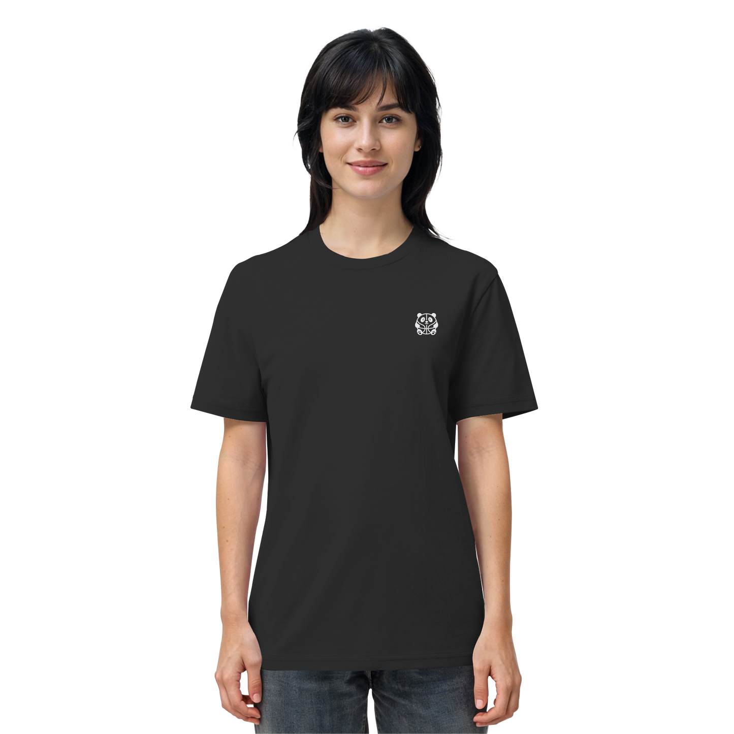 Basketball Panda Backprint - Organic Shirt