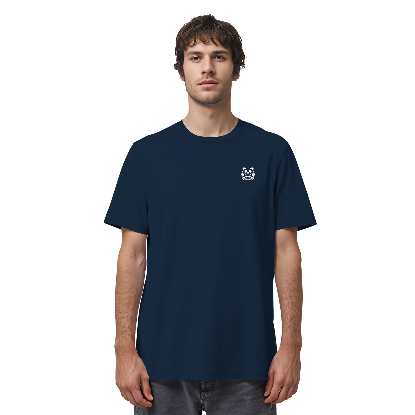 Basketball Panda Backprint - Organic Shirt