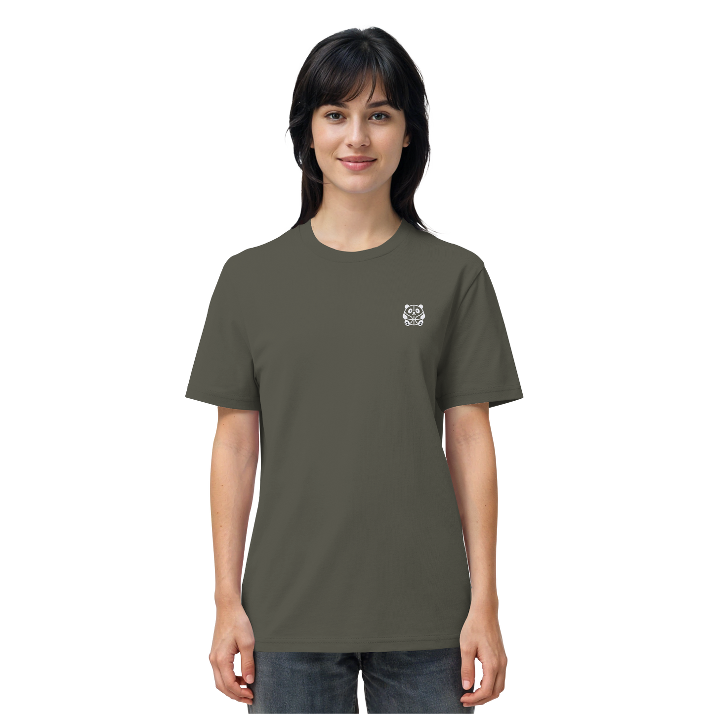 Basketball Panda Backprint - Organic Shirt