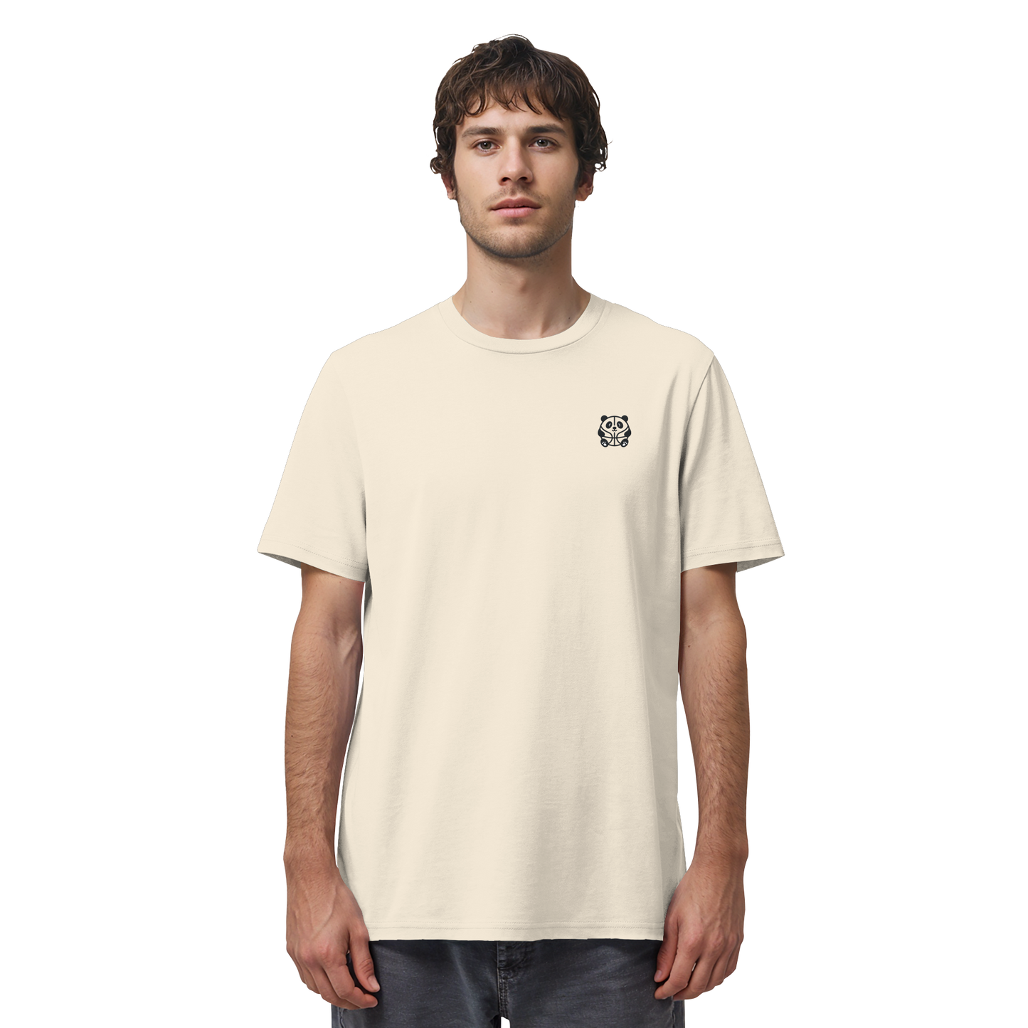Basketball Panda Backprint - Organic Shirt