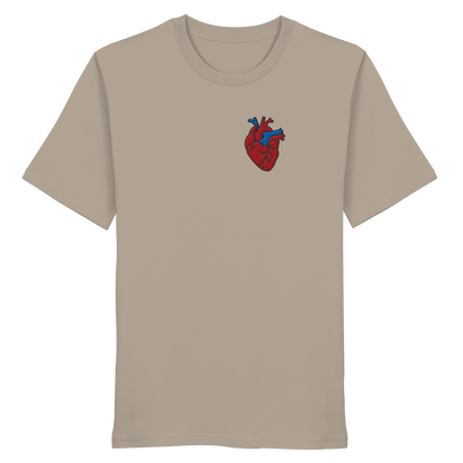 Anatomisch korrektes Herz - Organic Shirt