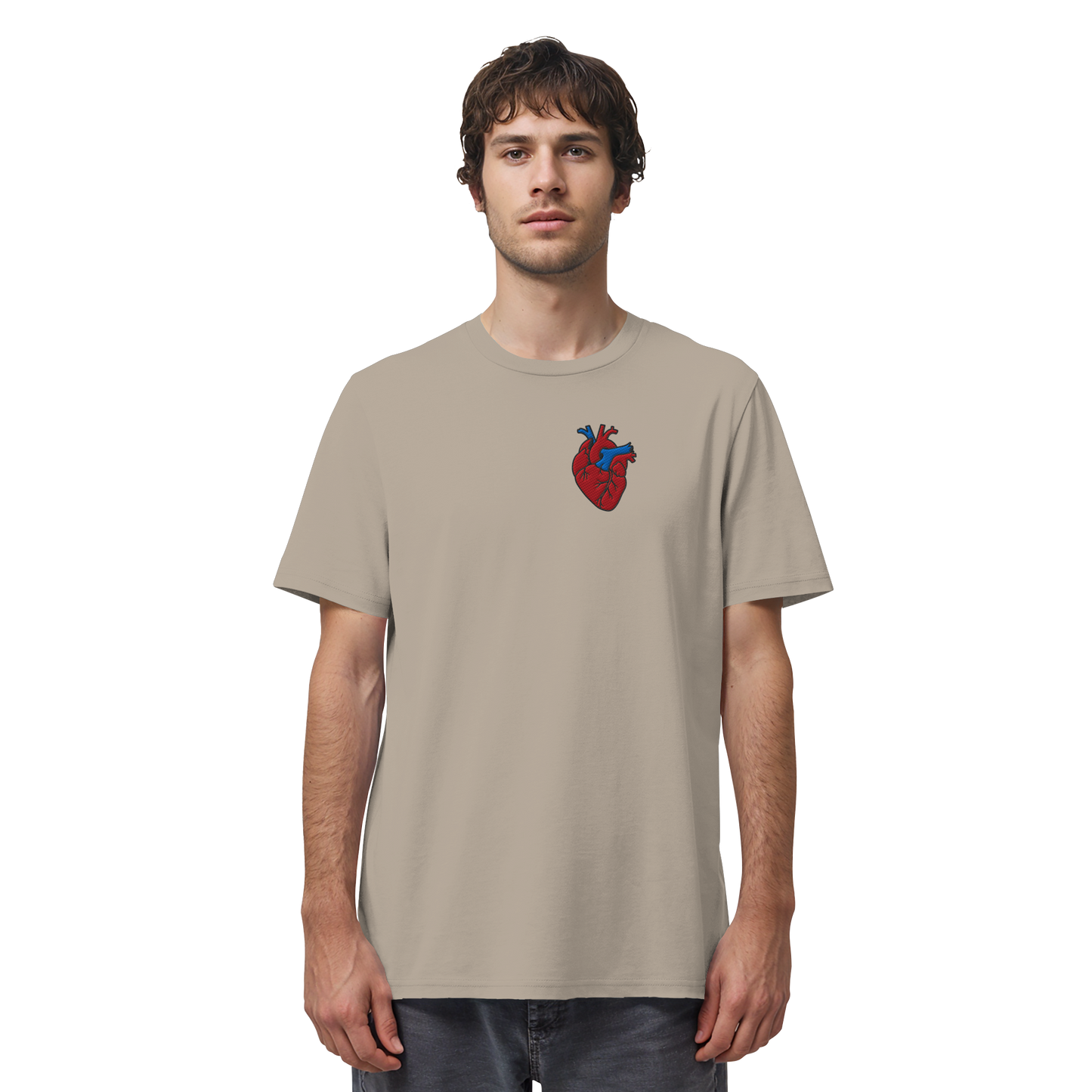 Anatomisch korrektes Herz - Organic Shirt