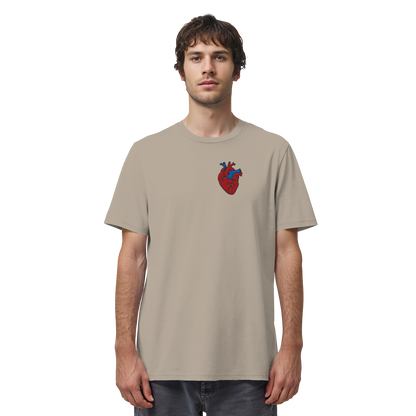Anatomisch korrektes Herz - Organic Shirt