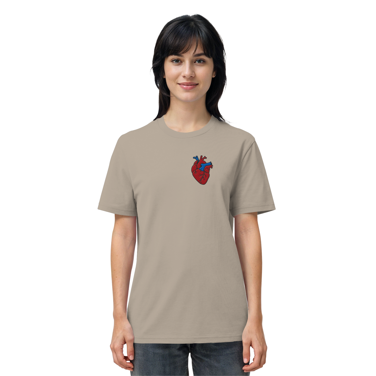 Anatomisch korrektes Herz - Organic Shirt
