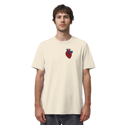 Anatomisch korrektes Herz - Organic Shirt