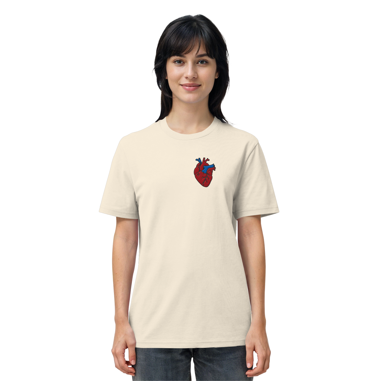 Anatomisch korrektes Herz - Organic Shirt