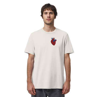 Anatomisch korrektes Herz - Organic Shirt
