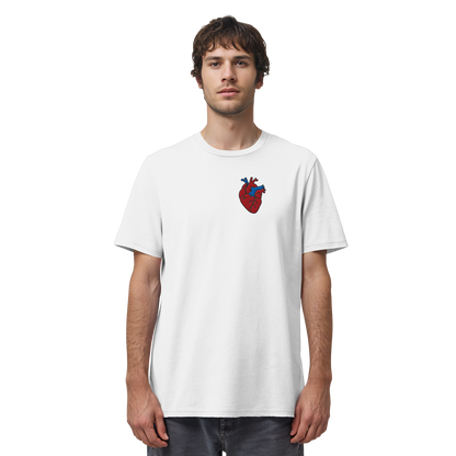 Anatomisch korrektes Herz - Organic Shirt