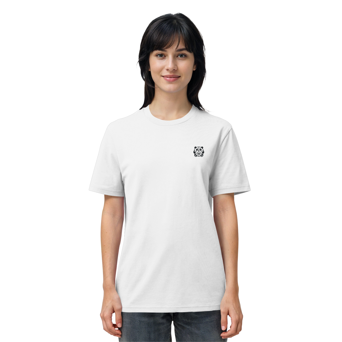 Basketball Panda Backprint - Organic Shirt