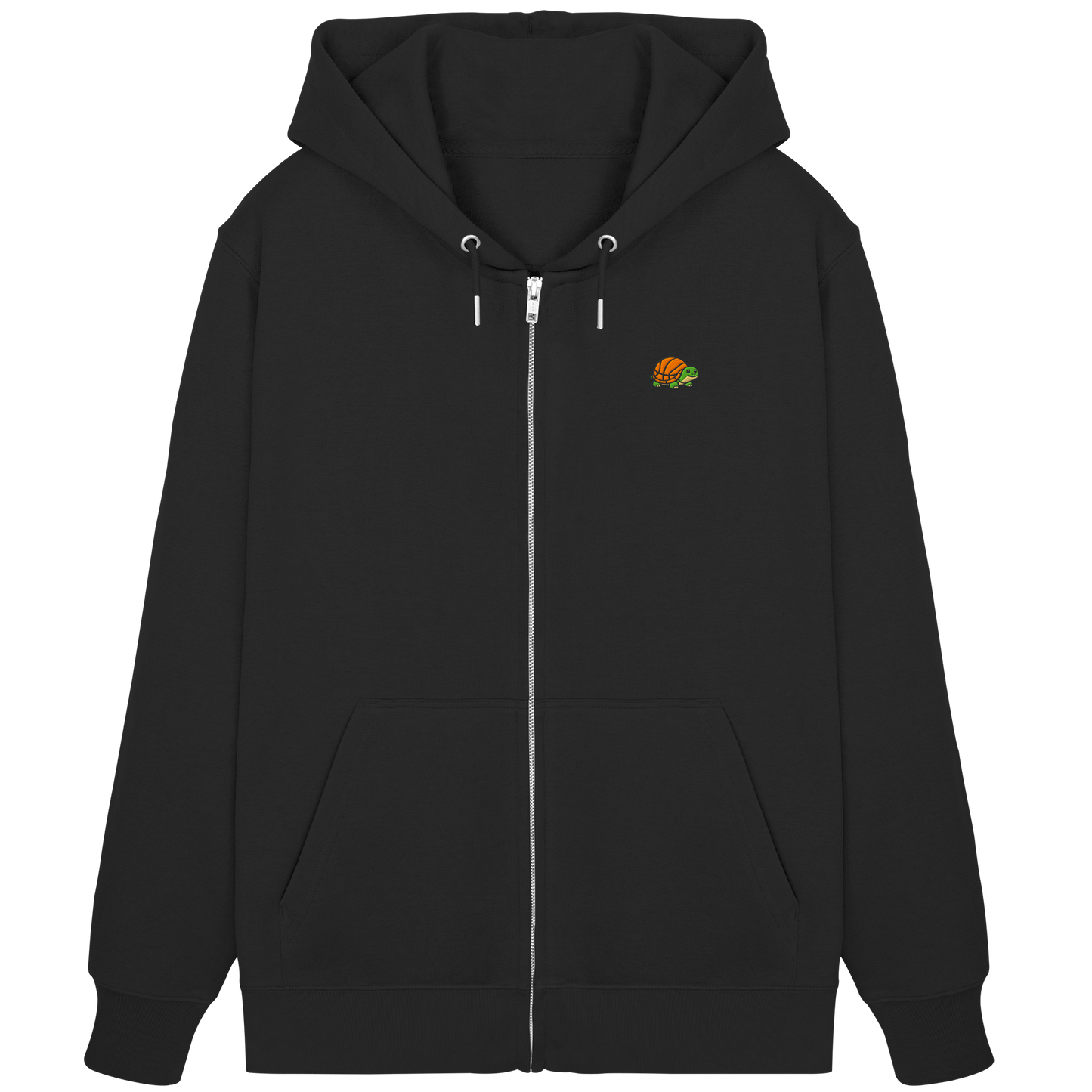 Mr. Turtle Backprint - Organic Zipper