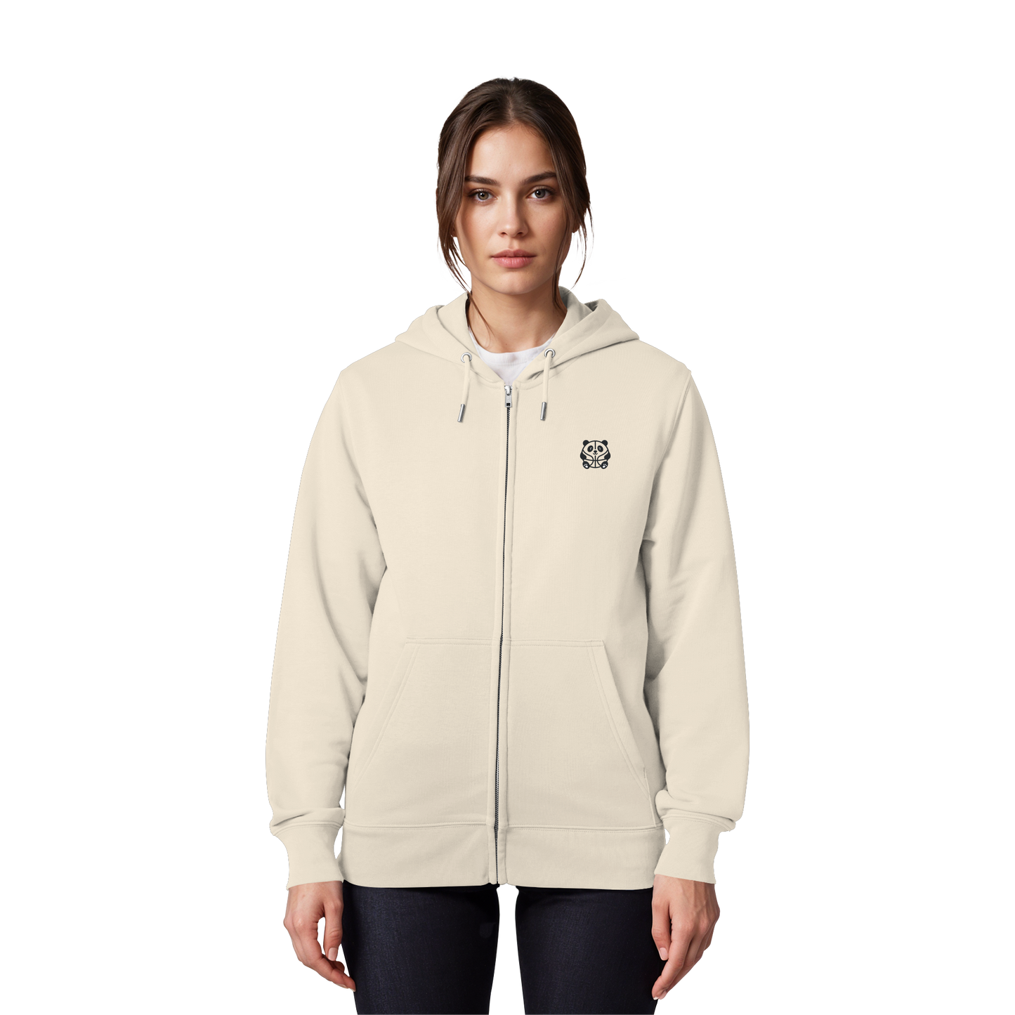 Basketball Panda Backprint - Organic Zipper