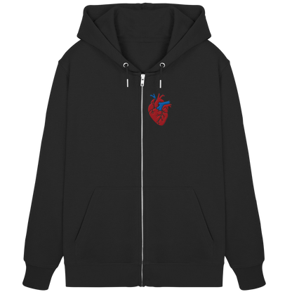 Anatomisch korrektes Herz - Organic Zipper