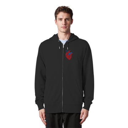 Anatomisch korrektes Herz - Organic Zipper