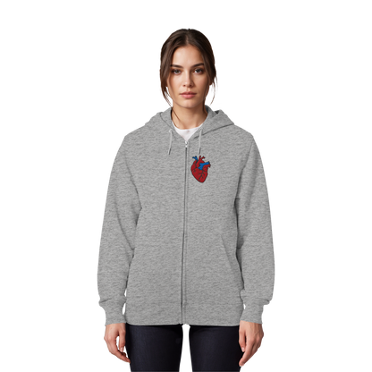 Anatomisch korrektes Herz - Organic Zipper