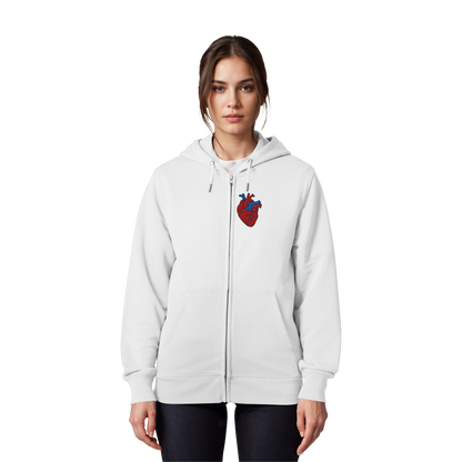 Anatomisch korrektes Herz - Organic Zipper