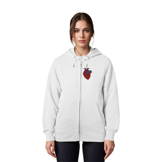 Anatomisch korrektes Herz - Organic Zipper