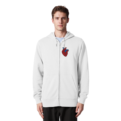 Anatomisch korrektes Herz - Organic Zipper
