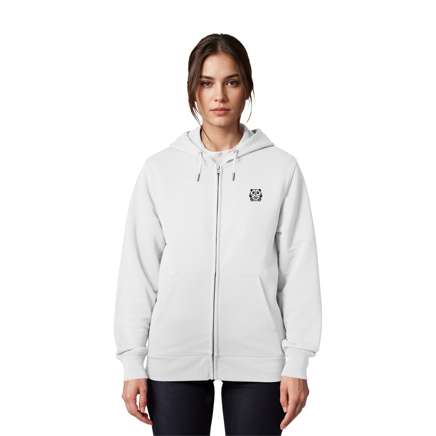 Basketball Panda Backprint - Organic Zipper